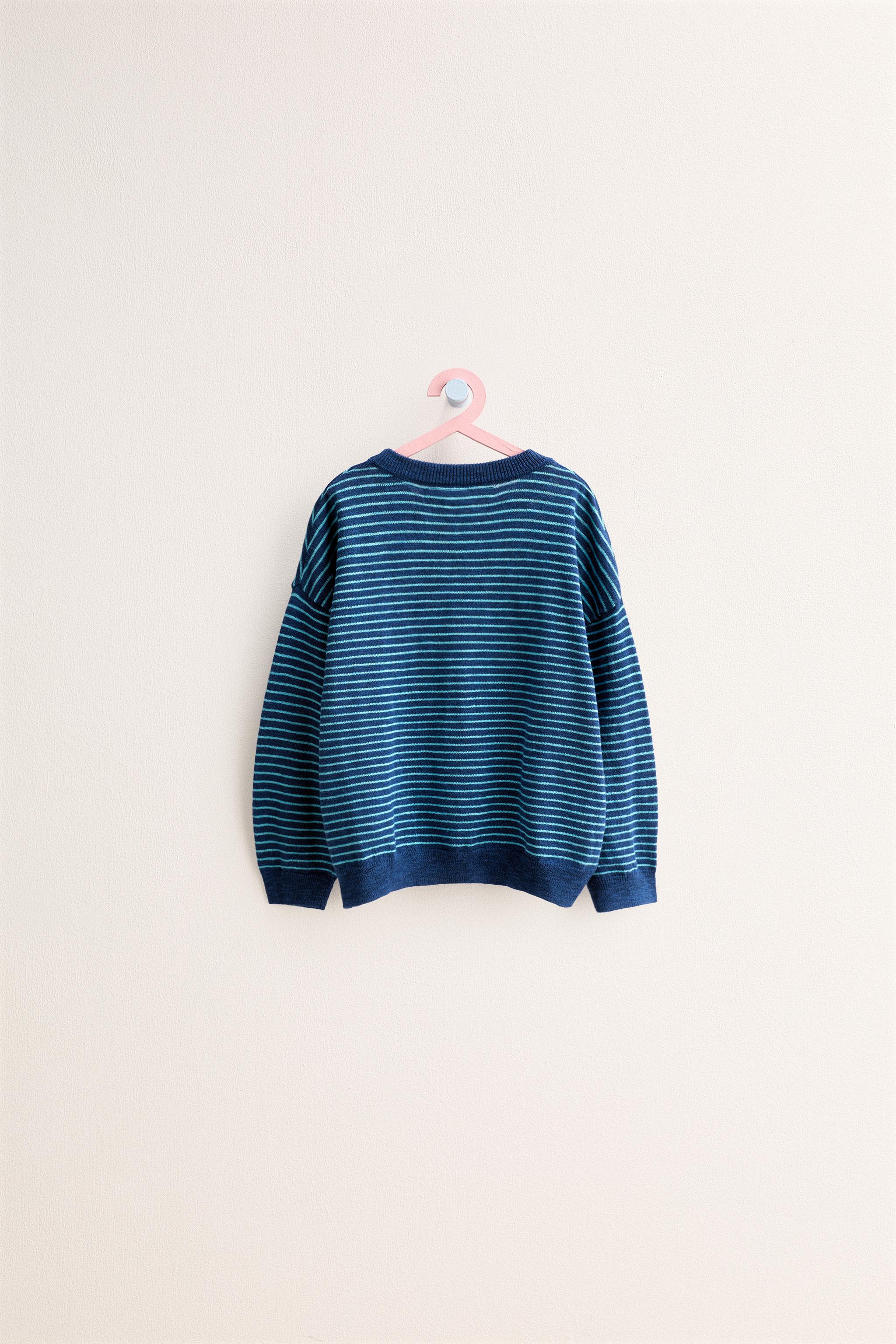 ZARA TIMELESS - STRIPED COTTON LINEN JUMPER